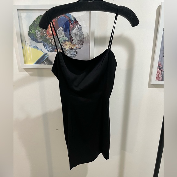 Sunday Best Black Spaghetti Strap Slip Dress - Picture 1 of 5